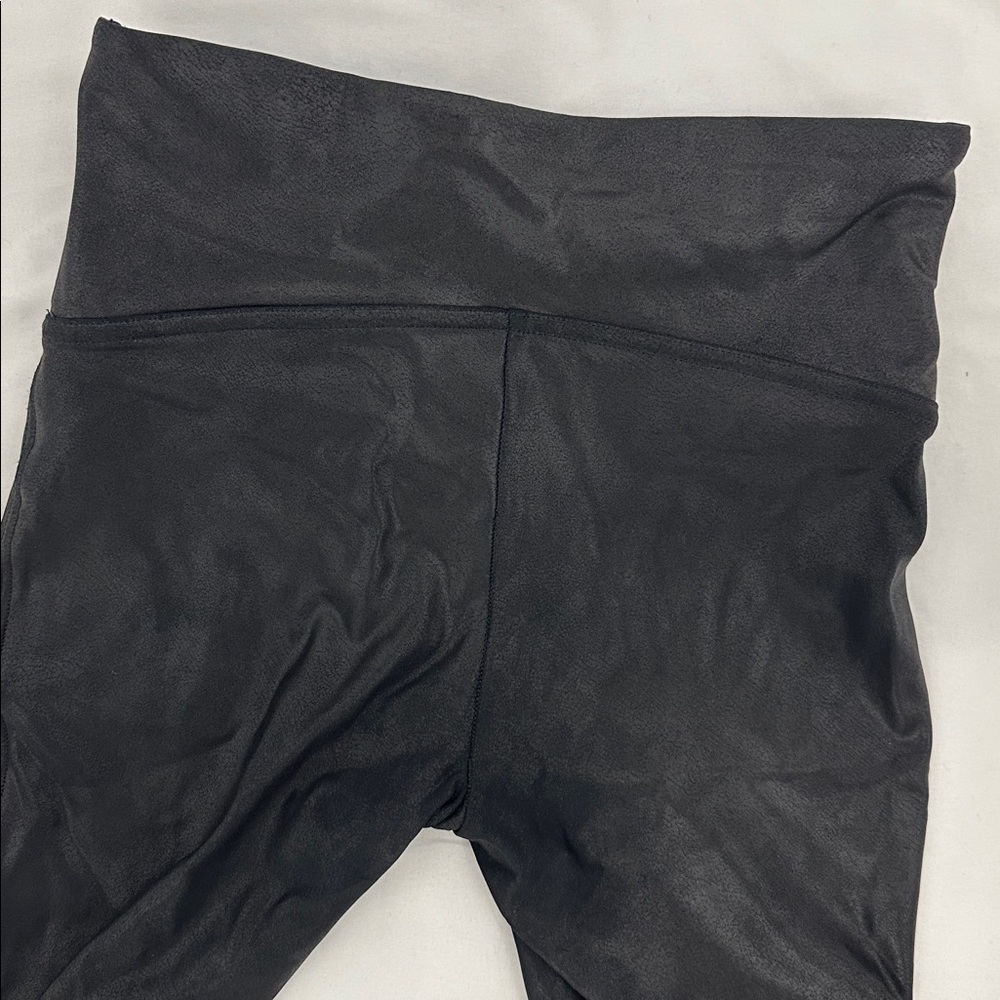 Spanx Faux Leather Leggings in Black - Picture 6 of 6